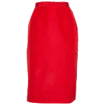 Red Cotton Dior Skirt