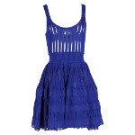 Blue Fabric Alaïa Dress