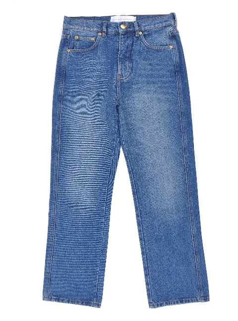 Navy Cotton Victoria Beckham Jeans