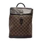 Brown Canvas Louis Vuitton Soho Backpack