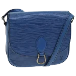 Blue Leather Louis Vuitton Saint Cloud