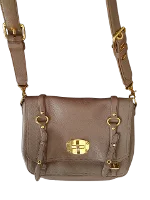 Grey Leather Miu Miu Crossbody Bag