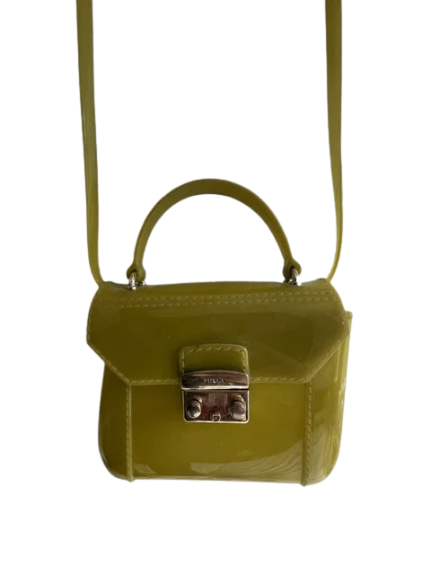 Green Plastic Furla Crossbody Bag