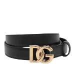 Black Leather Dolce & Gabbana Belt