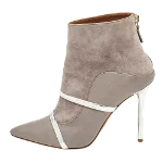 Grey Leather Malone Souliers Boots