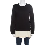 Black Fabric Valentino Sweatshirt