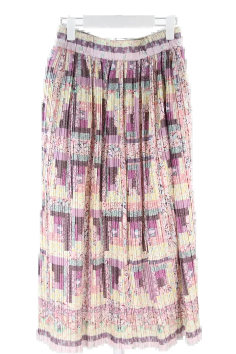 Multicolor Polyester Sea New York Skirt