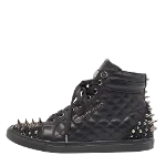 Black Leather Philipp Plein Sneakers