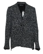 Black Fabric Diane Von Furstenberg Blazer