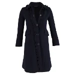 Navy Wool Miu Miu Coat