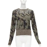 Green Fabric Giambattista Valli Sweater