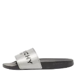 Silver Rubber Givenchy Sandals