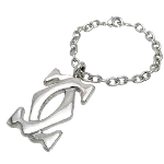 Silver Metal Cartier Charm