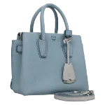 Blue Leather MCM Handbag