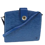 Blue Leather Louis Vuitton Capucines