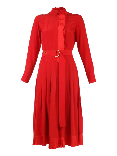 Red Silk Chloé Dress