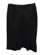Black Wool Alaïa Skirt
