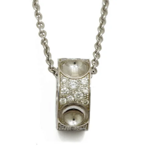 Silver White Gold Louis Vuitton Necklace