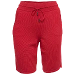 Red Fabric Loro Piana Shorts