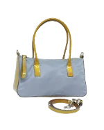 Blue Nylon Prada Handbag