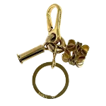 Gold Metal Loewe Key Holder