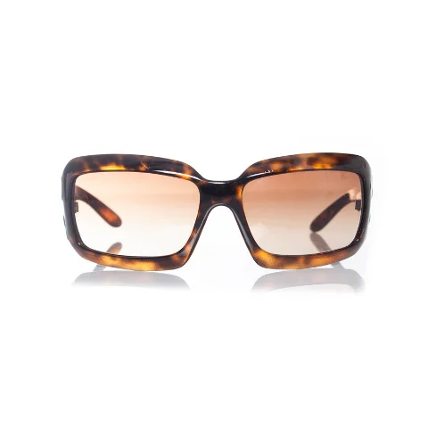 Brown Plastic Chanel Sunglasses