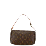 Brown Canvas Louis Vuitton Pochette Accessoires