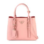 Pink Leather Prada Galleria Bag