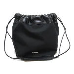 Black Fabric Jil Sander Shoulder Bag