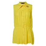 Yellow Polyester Moschino Shirt