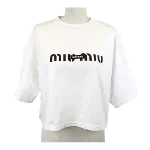 White Cotton Miu Miu Top