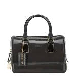 Grey Plastic Furla Handbag