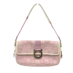 Pink Cotton Salvatore Ferragamo Shoulder Bag