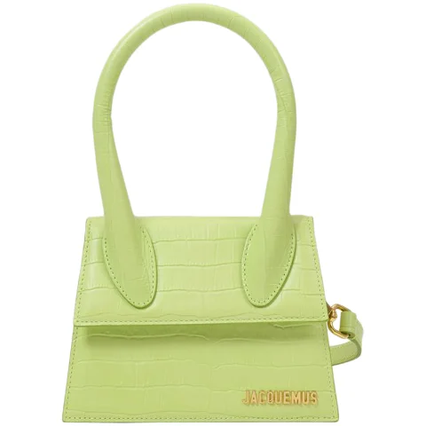 Green Leather Jacquemus Le Chiquito
