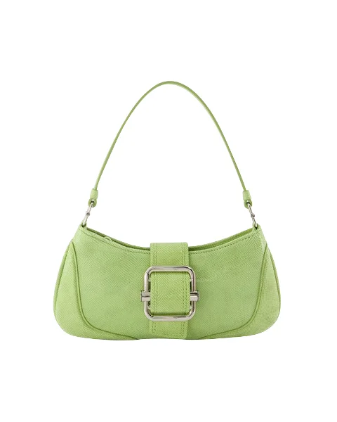 Green Leather Osoi Shoulder Bag