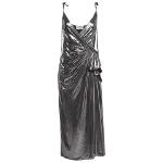 Silver Fabric Attico Dress