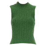 Green Wool Ganni Vest