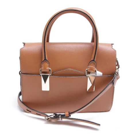 Brown Leather Karl Lagerfeld Crossbody Bag