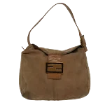 Brown Suede Fendi Baguette