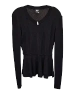 Black Polyester Alexander McQueen Cardigan