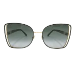 Gold Metal Jimmy Choo Sunglasses