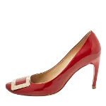 Red Leather Roger Vivier Heels