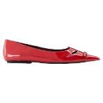 Red Leather Marc Jacob Flats