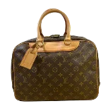 Brown Canvas Louis Vuitton Deauville 