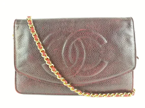 Multicolor Canvas Chanel Wallet On Chain