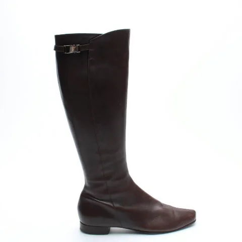 Brown Leather Max Mara Boots