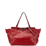 Red Leather Valentino Tote