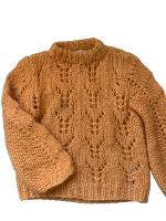Orange Wool Ganni Knitwear