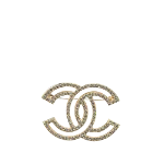 Gold Metal Chanel Brooch