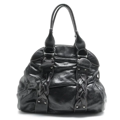 Black Leather Coccinelle Crossbody Bag